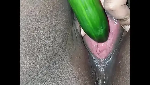 Stepmom fucks her edible dildo