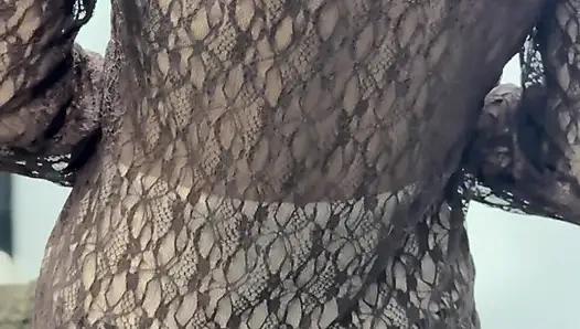 Обнаженная сексуальная походка