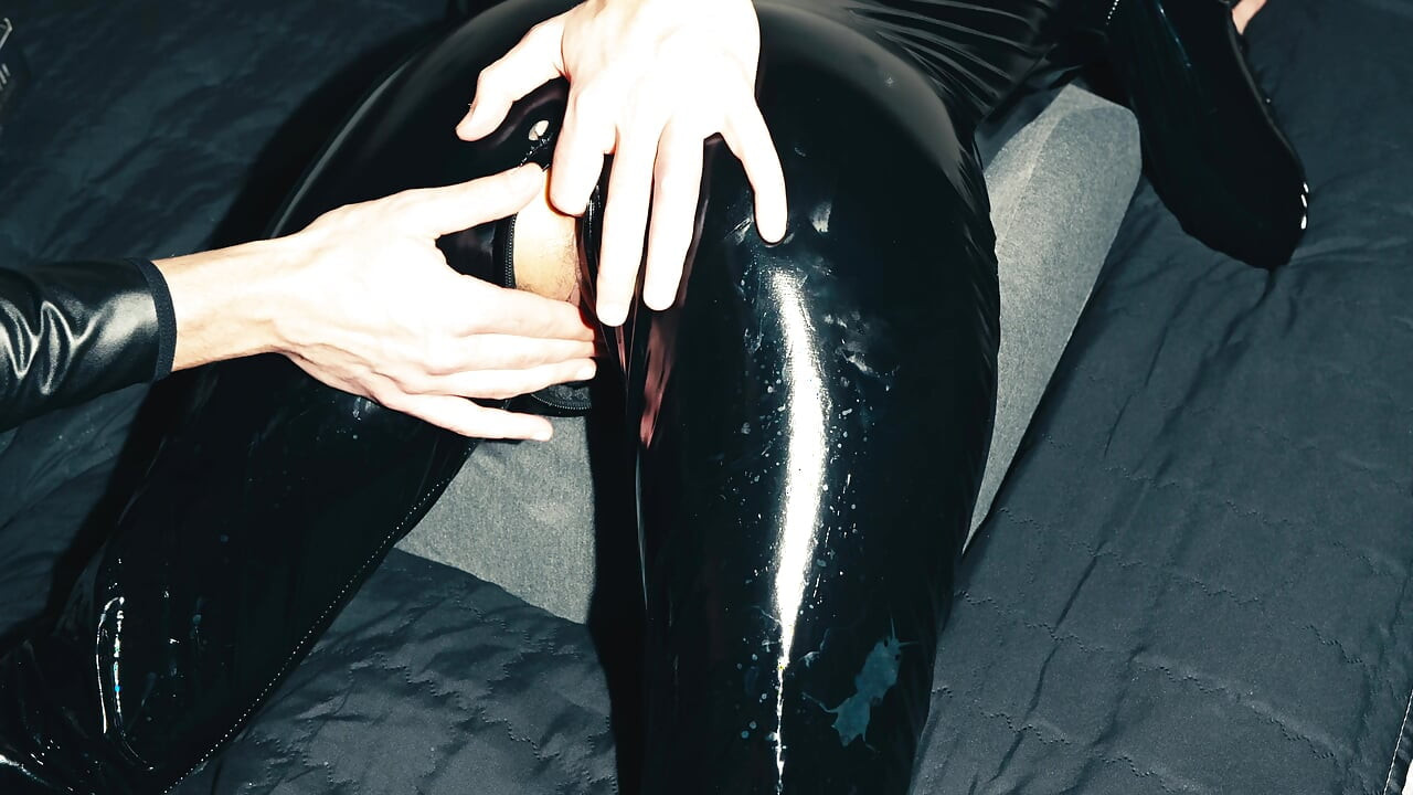 He Jerks My Pussy with a Finger in the Ass