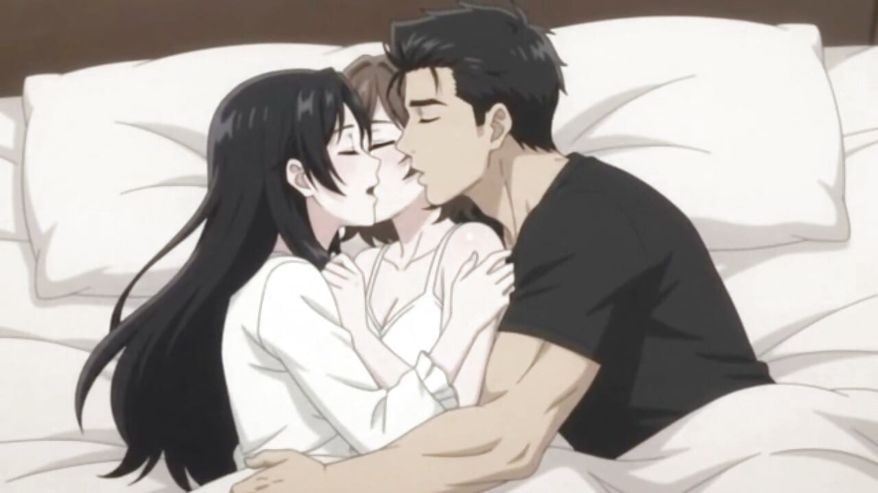 Surprise by girlfriend she invite her friend for threesome
