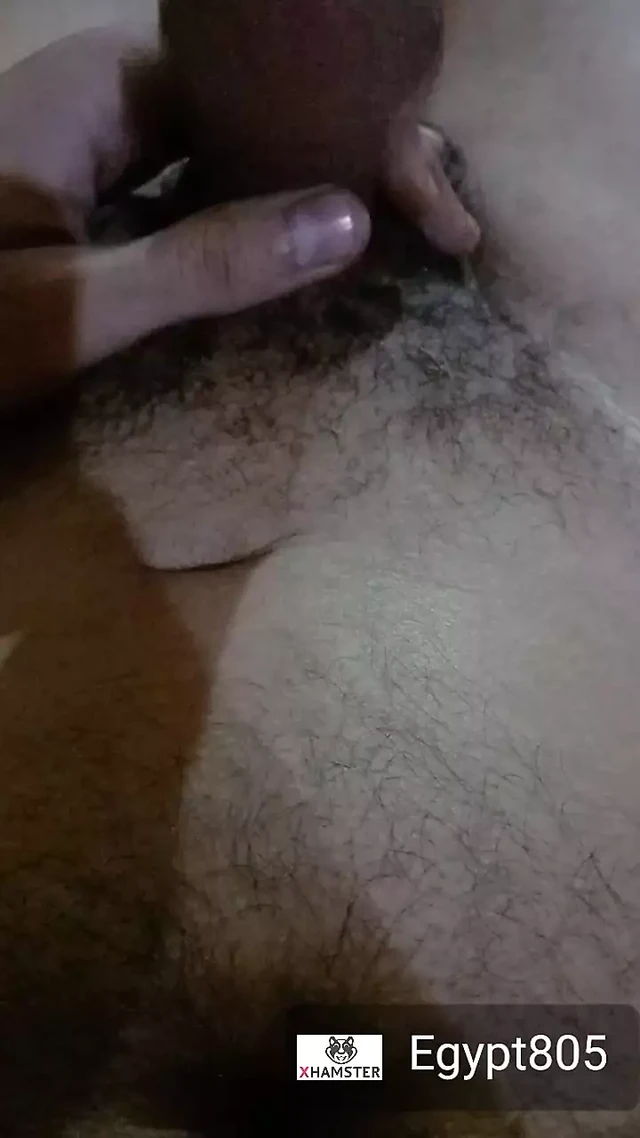 Man masturbating while watching porn movies