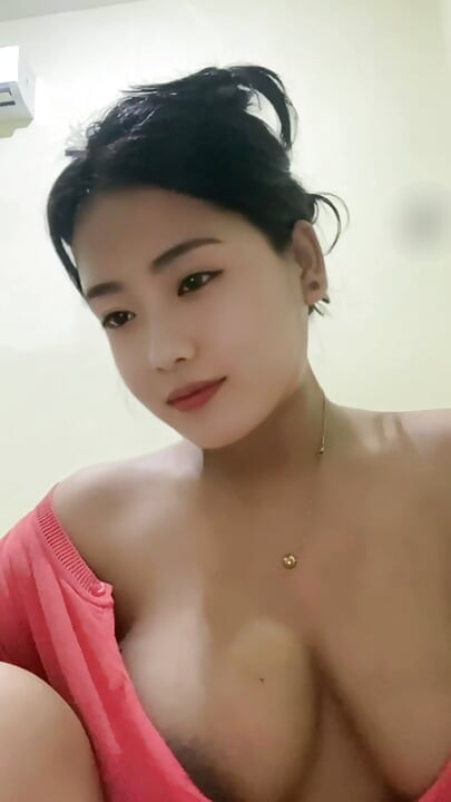 Horny young mom with big tits home alone