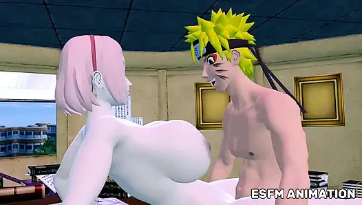 Вечеринка Наруто и Сакура 2 - ESFM АНИМАЦИЯ