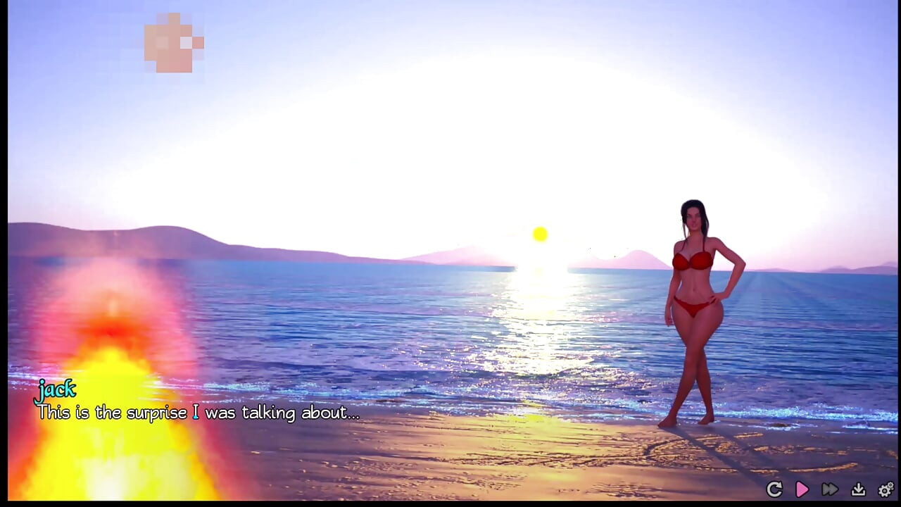 Pure love #16 - Eve pretended to be a pet in her sexy outfit
