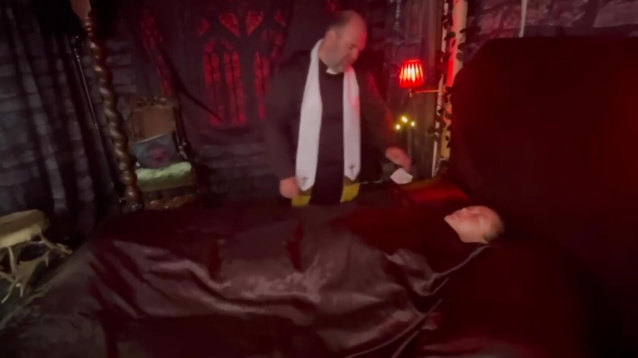 Part 1:- Queen Vampire Turns the Priest Into a Cock Sucking Whore!
