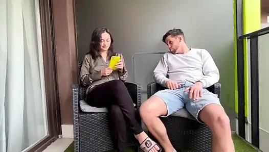 Sucked My Stepbrother Big Cock Thinking I'd Get an Iphone.