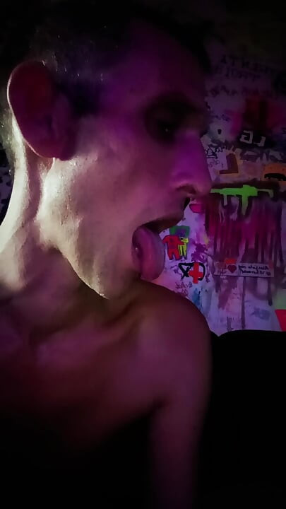 Train the gag reflex a little