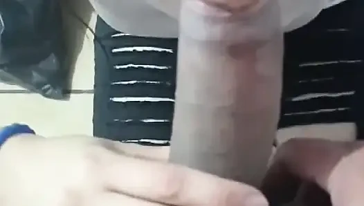 He gives me a delicious birthday blowjob and brings all my milk...