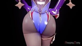 AlmightyPatty hete 3D-seks hentai-compilatie - 340