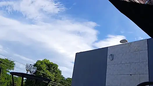 Sex on the roof of the building