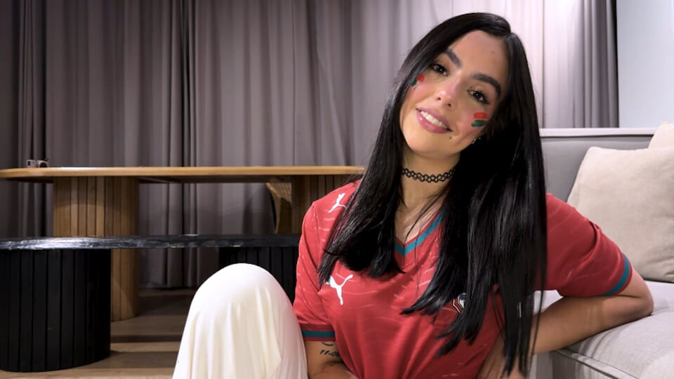 trade World Cup stickers with my stepbrother for my wet pussy - Iris Rodriguez & Danner Mendez