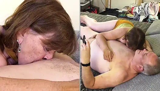 Granny Carmen's Slave Princess Leia Gives Jabba's Customer A Royal Cock Sucking! 72125CAMS26M