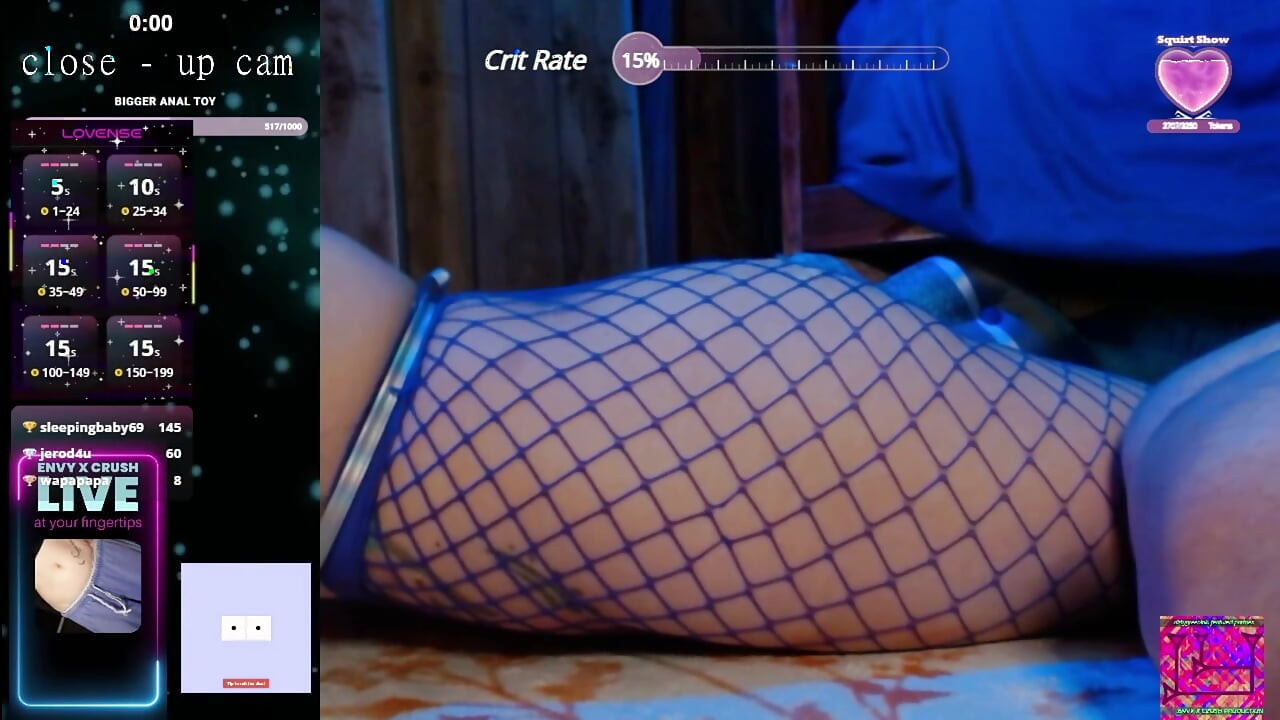 Cumming on My Fishnets
