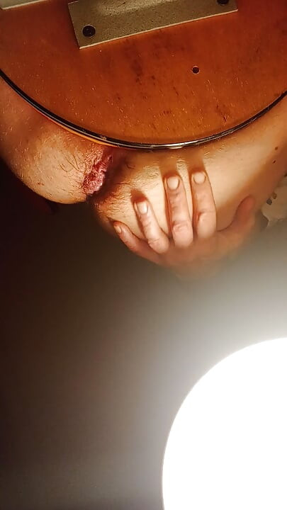 A little ass all dilated, wet as a swamp, drools and asks for her big toy