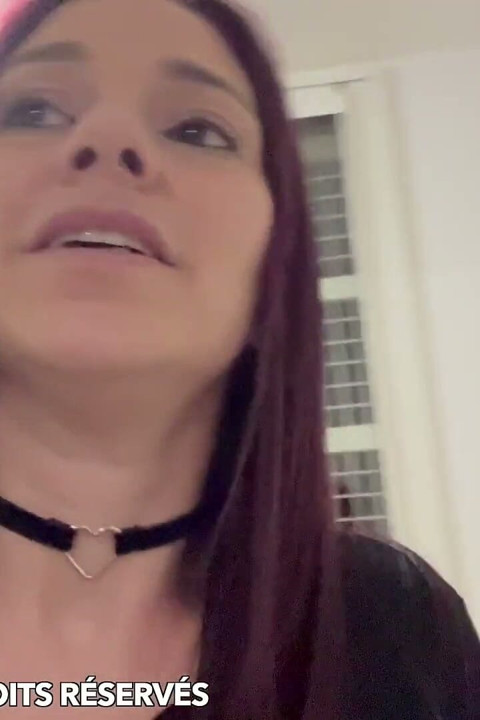 So Eager to Get Fucked This Little Slut Arrives at a Guy's House by Surprise