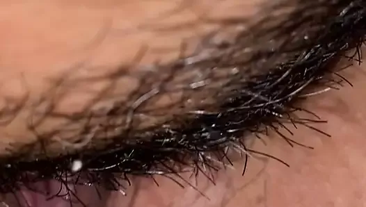 Eating Wifey Hairy Cunt