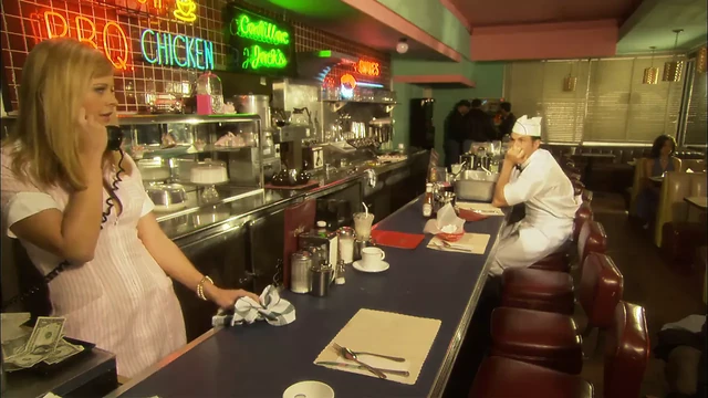 Bar owner screws his maid hard at the counter