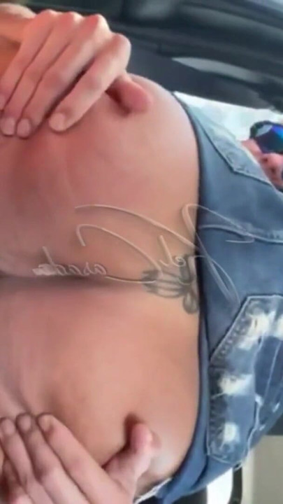 Blowjob in the car and the cuckold saw it all | Clip 1
