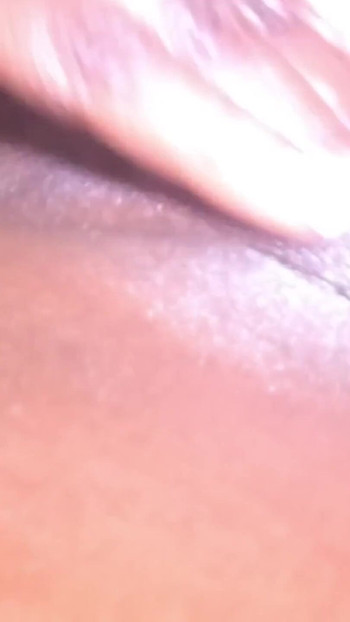 Emotional moment from "I make her so wet massaging her big black ass she begs me to put my cock in her pussy"