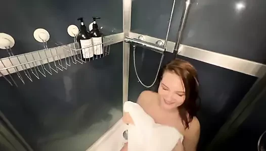 Locked in the Shower: Stepbrother Fucks Me Secretly From Our Parents