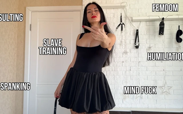 Slave Training: Humiliation, Insulting & Mindfuck 4k