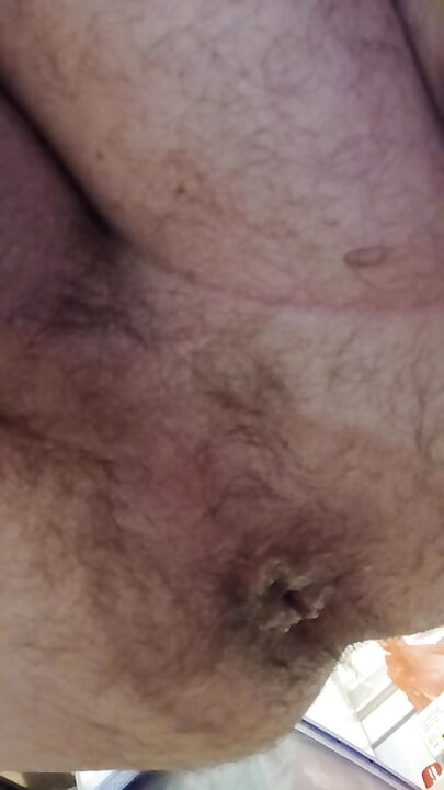 Pushing out cum and farts from loose butthole