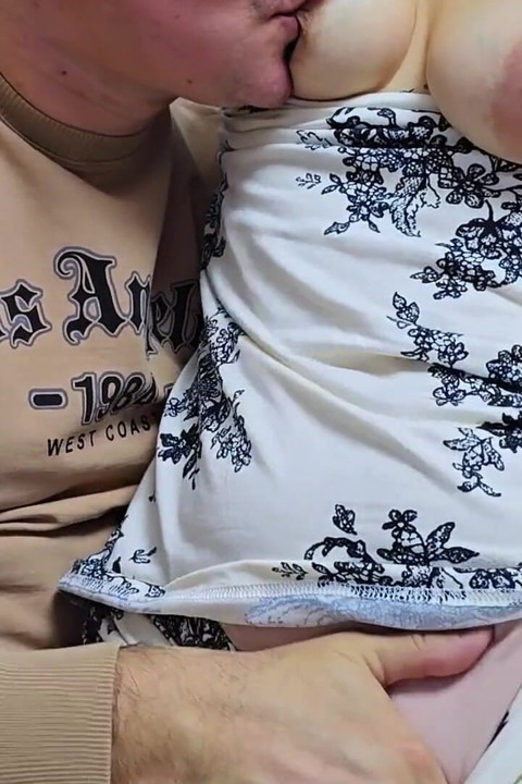 Intimate Play with Puffy Boobs and Nipple Sucking