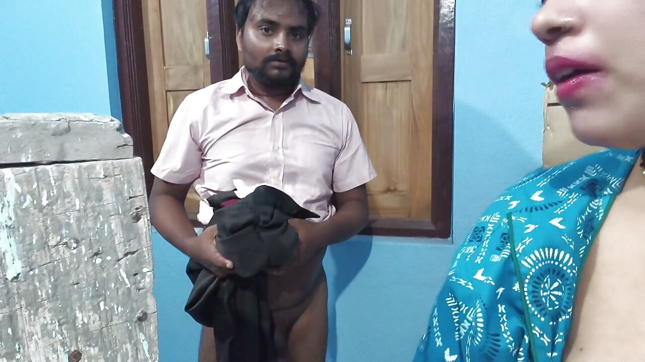 Bengali hot bhabhi secret romantic sex, with her naughty devar in store room