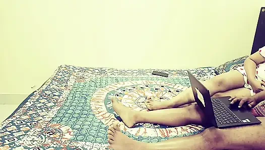 Step Sister Shares Bed with Indian Elder Brother at Home.