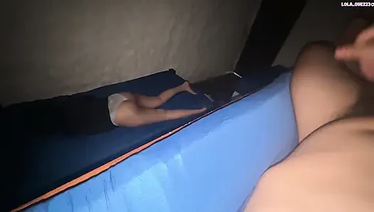 Masturbating while my stepsister touches herself