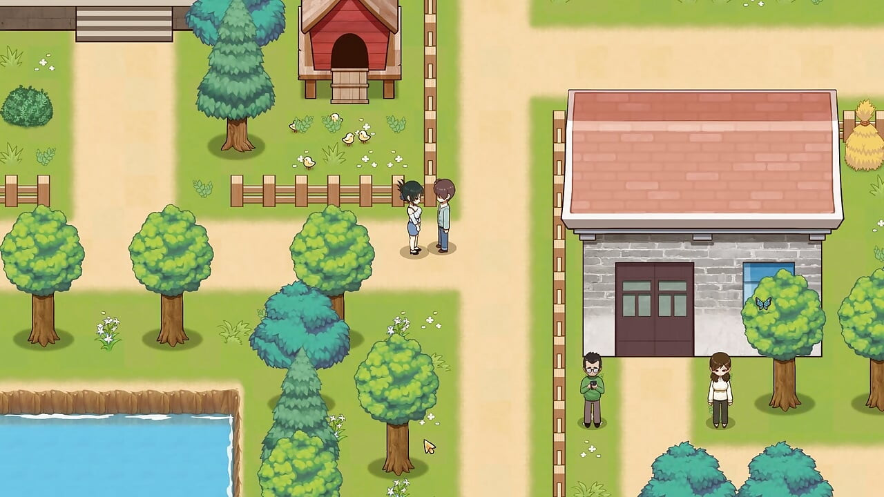 I Went To This Widow's House To Fuck Her - 2D Video Game