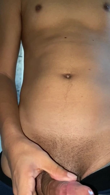 Latino dropping a lot of hot and delicious milk – who wants to taste it?