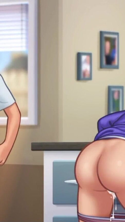 MILF STEP-MOM WAS SURPRISED! I FUCK HER IN THE KITCHEN WHILE STEPSIS IS THERE. | Clip 1