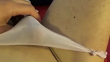naylon slip Cum