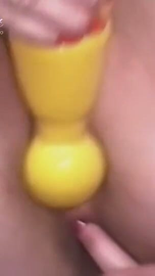 Horny mom loves her old toys | Clip 1