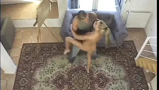 Stunning blonde babe takes a shower then gets fucked by a horny stud