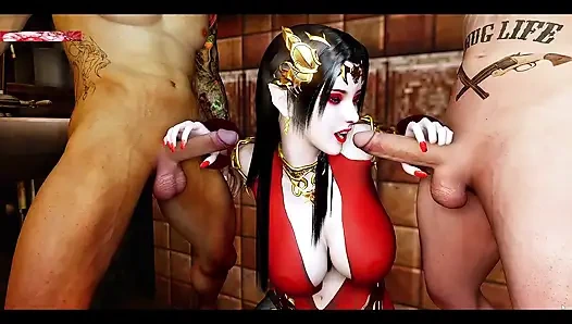 Pixel-ritual: thicc erwachen - 3D-animation, hentai