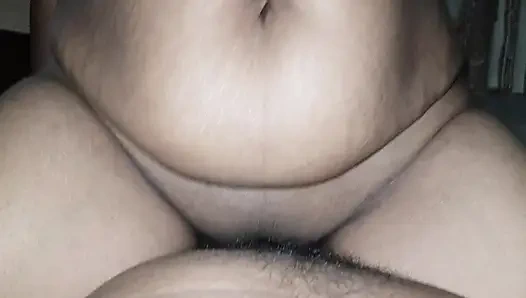 Neighbour unty gave blow and goes crazy an accidentally cum inside