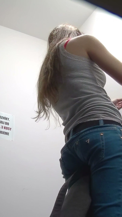 Czech cabins 144: young brunette bares all – bold solo striptease