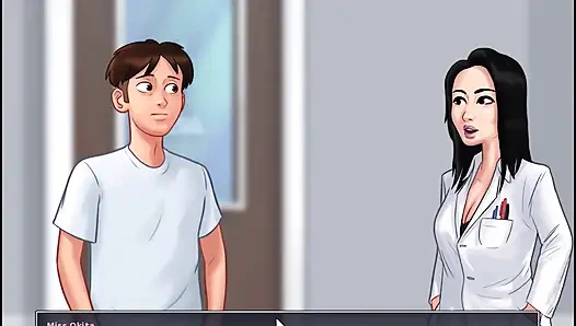 Kisah musim panas - nyepong toket jenny