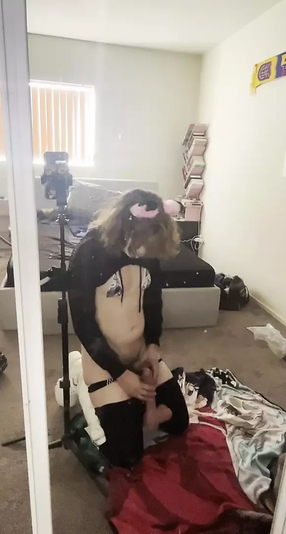 cutie teen femboy solo sex tape 1