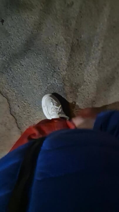 Thick and big Bulgarian cock gets hard in public on the street and squirts cum