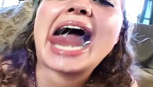 Horny MILF Fingers Dripping Pussy in Wild Gangbang Orgy