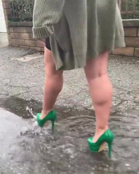 Brincando na chuva