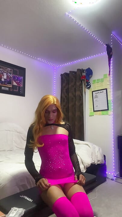 HOT INDIAN FEM BY BARBIE DOLL CROSSDRESSER BLONDE