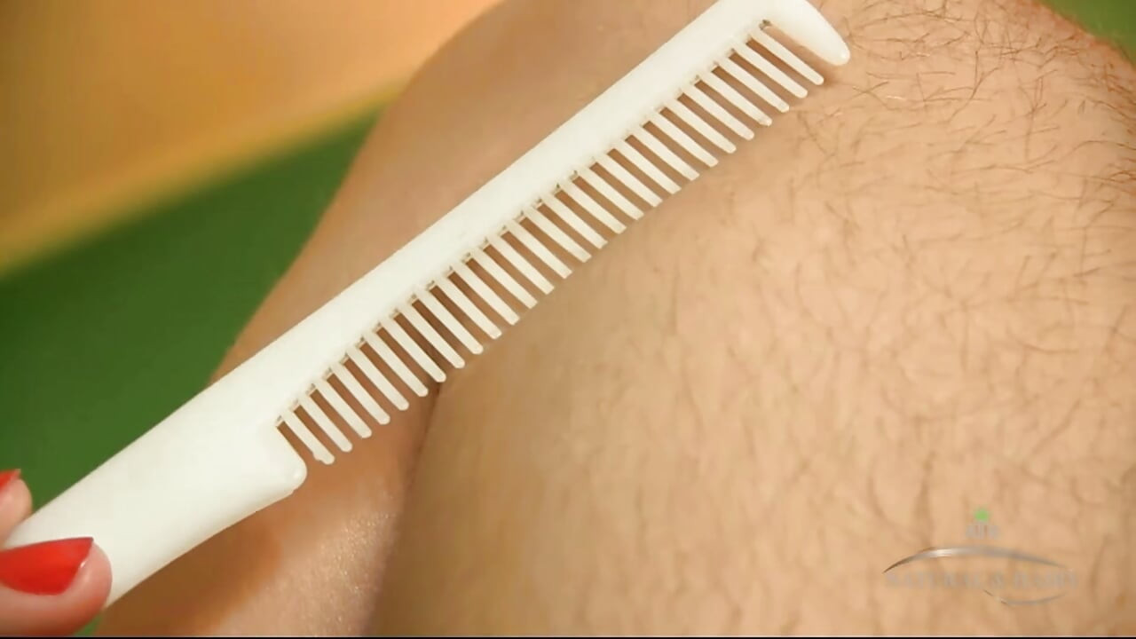 Unshaved Tugboat Annie Combs Her Luscious Body Hair & Massages Her Bushy Pussy After Stripping