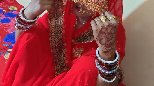 Beautiful New Married Wife Saree Romance & Fucking clear hindi audio
