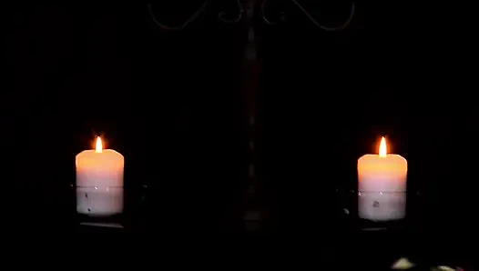 Cewek gotik dengan lingerie seksi diikat lagi asik dientot kontol intens