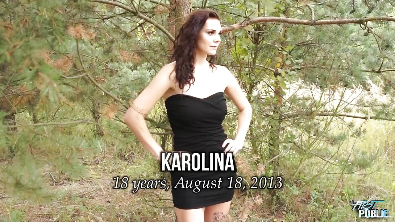 Busty babe show her skill - Karolina
