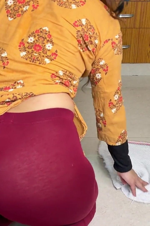 Horny Big Booty Indian Maid Satisfying Her Boss with Her Hot Tight Pussy.